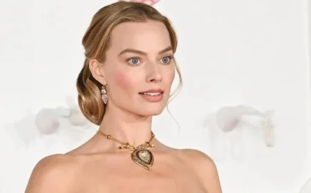 Margot Robbie Wears Elizabeth Taylor’s $8.8 Million Taj Mahal Diamond