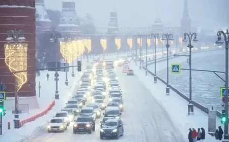 Moscow Experiences Record-Breaking Snowfall in Over 200 Years