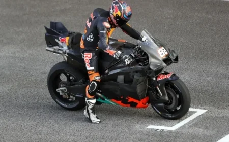 Mika Kallio Sparks Frenzy Testing 850cc Engine at MotoGP Sepang Shakedown