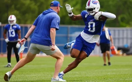 Bills’ Coach Joe Brady Advocates Drafting Keon Coleman in 2024