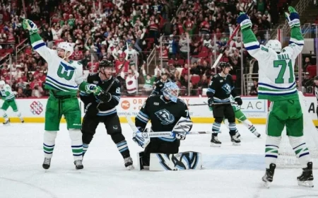 Hurricanes Shock Mammoth on Whalers Night