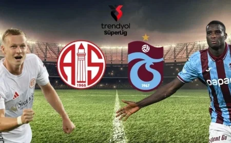Starting Lineups Announced for Antalyaspor vs. Trabzonspor Match