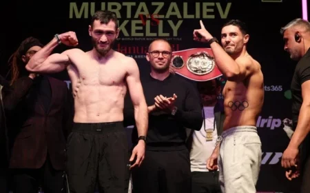 Josh Kelly and Bakhram Murtazaliev Make Weight Without Issue