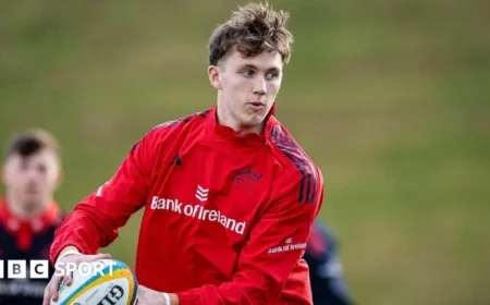 Tom Wood to Debut for Munster in United Rugby Championship vs Glasgow