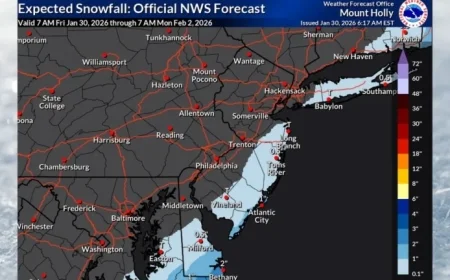 N.J. Weather: Storm Shifts, Jersey Shore Braces for Winds and Flooding