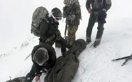 Marines Rescue Stranded Climber in Freezing Ben Nevis Training Exercise