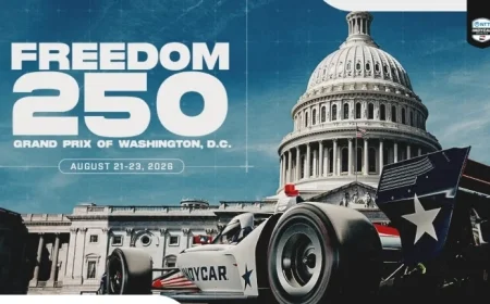 Freedom 250 Grand Prix Set for August in Washington, D.C.