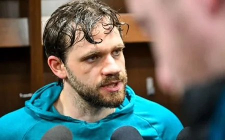 San Jose Sharks’ Resolve Tested in Crucial Locker Room Moment