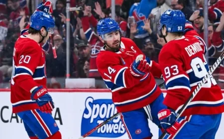 Suzuki Scores 3 as Canadiens Triumph Over Avalanche