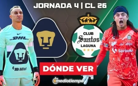 Pumas vs. Santos: Live Broadcast Time and Channel for J4 Match