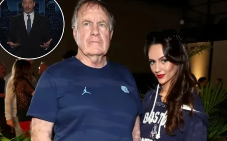 Jimmy Kimmel Ridicules Bill Belichick, Jordon Hudson Over Hall of Fame Snub