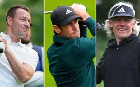 Premier League Legends Gareth Bale, John Terry Star in Icons of Football Golf Event