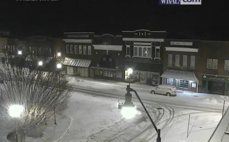 Snow Blankets North Carolina: Flurries Hit Roxboro and Kerr Lake