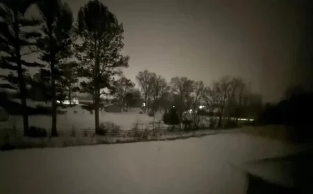 Snow Blankets Chattanooga and Eastern Areas This Saturday