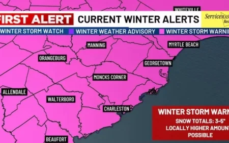 Winter Storm Warning Issued for Entire Lowcountry