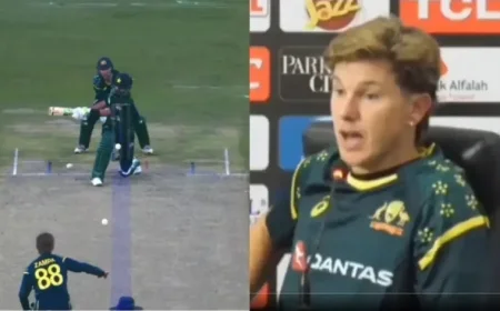 Adam Zampa Stumps Reporter with Reaction to Babar Azam Question Post Pakistan-Australia T20I