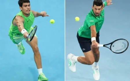 Djokovic Faces Alcaraz in Historic Australian Open Final