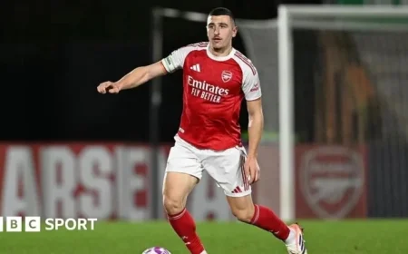 Grimsby Acquires Albanian International Maldini Kacurri from Arsenal