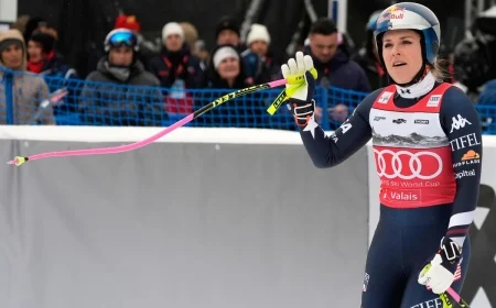 Lindsey Vonn Injury Update: Left knee scare after Crans-Montana crash