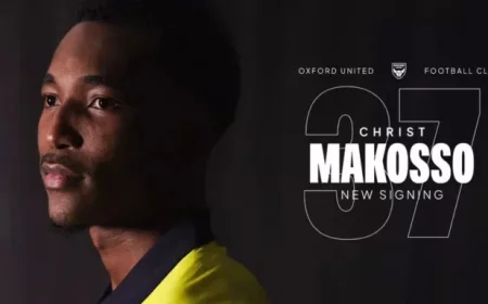 Christ Makosso Joins Oxford United in New Signing