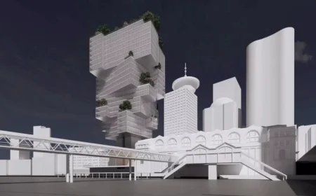 Tree-Inspired Tower Revives Waterfront Station Project