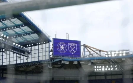 Chelsea vs West Ham Premier League Lineups Announced; Viewing Details