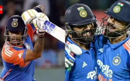 Suryakumar Yadav Breaks Record, Surpasses Kohli and Sharma in IND vs NZ Match