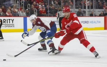 Red Wings Face Avalanche: Key Line Combinations