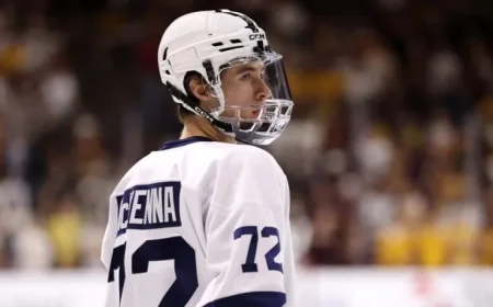 McKenna Prepares for Exciting Outdoor Hockey Clash at Beaver Stadium