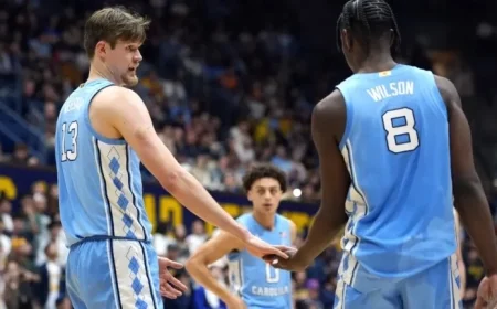 ESPN Lists UNC’s Veesaar, Wilson Among Top 50 U.S. Players