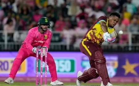 West Indies Triumph Over South Africa in Rain-Interrupted T20 Match