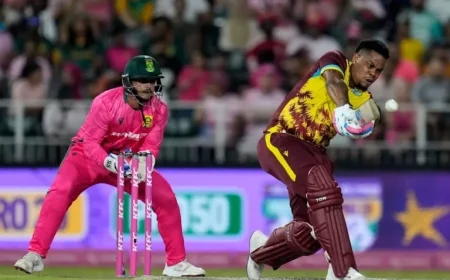 West Indies Triumph Over South Africa in Rain-Interrupted T20 Clash