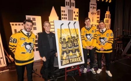 Crosby, Malkin, Letang Unite with Morris and Penguins Foundation for Charity