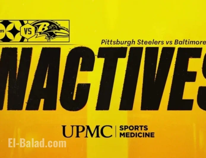 Steelers Announce Week 18 Inactive List Against Ravens