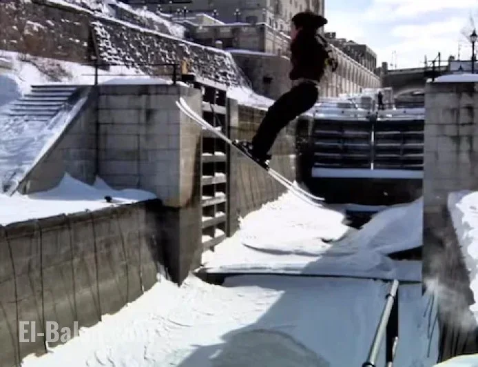 Daring Ski Jump Over Canal Locks Sparks Copycat Warnings