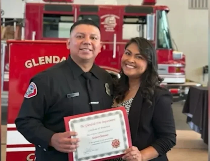 Glendale Firefighter Andrew Jimenez Charged with Murdering Wife in NoHo