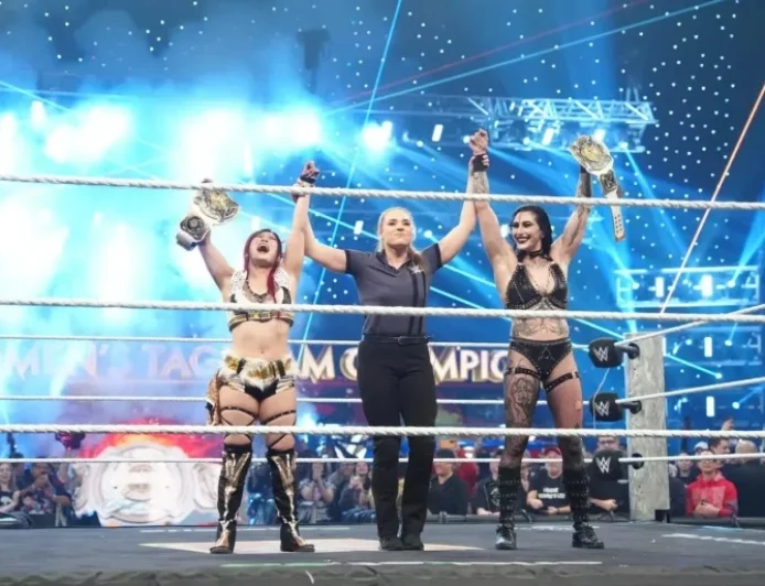 Rhea Ripley Defeats Liv Morgan at WWE Saturday Night’s Main Event