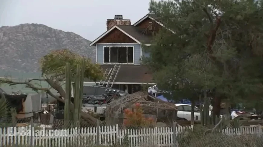 Firefighter Killed in Nuevo, Riverside County House Fire