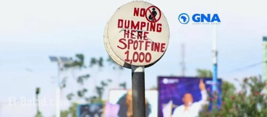 Accra: Disposing Waste Despite “No Dumping” Signs