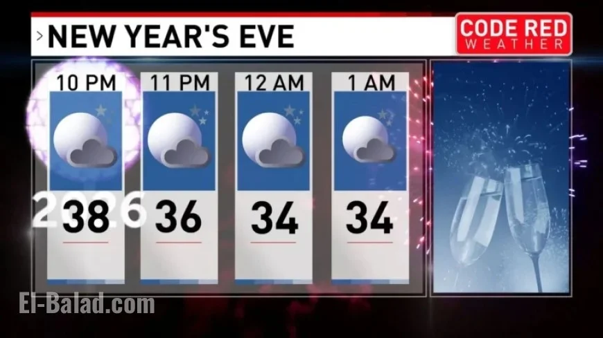 Mild and Dry Weather Forecasted for New Year’s Eve in Middle Tennessee