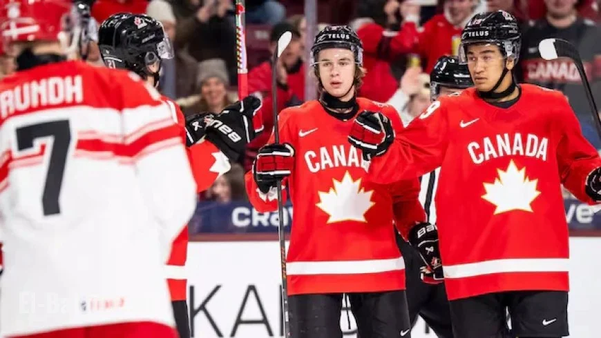 McKenna’s Hat Trick Leads Canada to Dominate Denmark at World Juniors