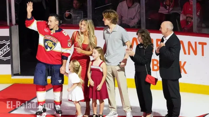 Panthers Honor Brad Marchand’s 1,000th NHL Point Achievement