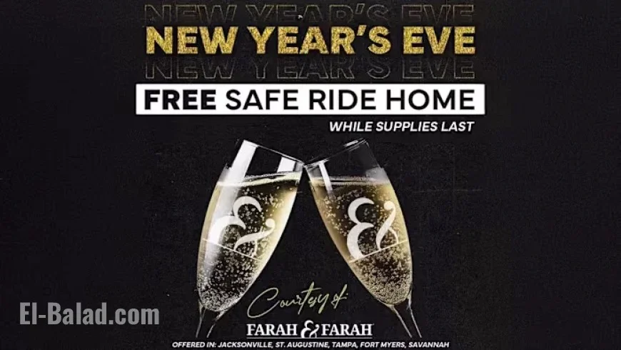 Farah & Farah Offers $50 Uber Credit for Safe New Year’s Eve Rides