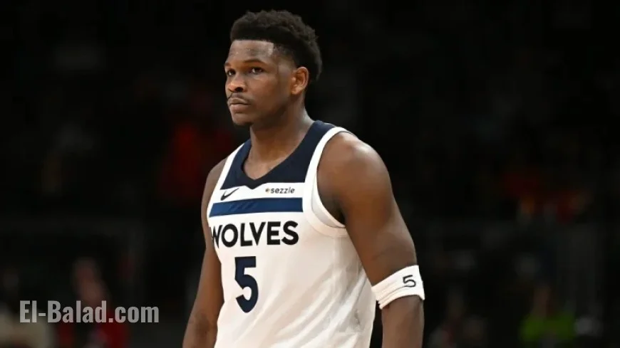 Timberwolves’ Loss Overshadowed by Anthony Edwards’ Late Bench Departure