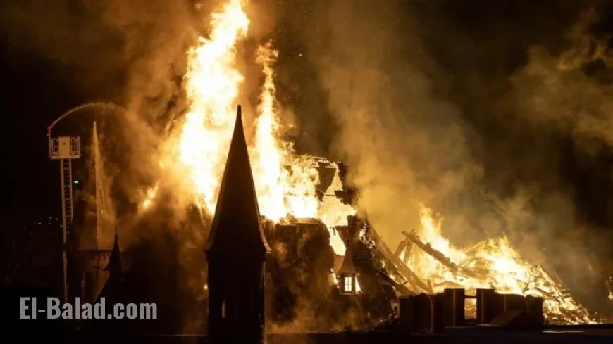 Fire Devastates Vondelkerk in Amsterdam, Sparks Force Evacuations