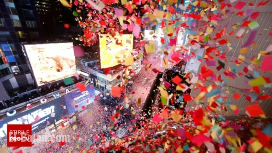Times Square Shines Bright on New Year’s Eve: Exclusive Festivities Gallery
