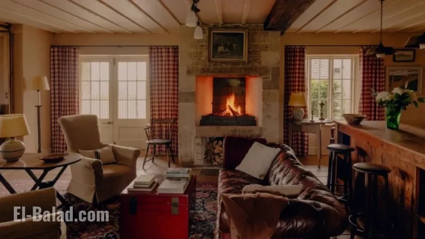 Guy Ritchie’s Farmhouse Blends Colonial American and English Pub Style