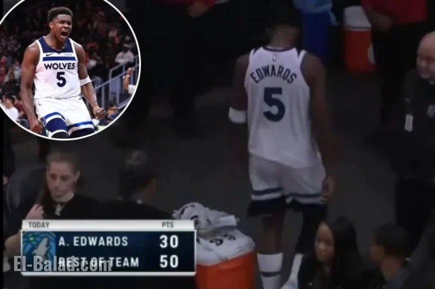 Anthony Edwards Exits Timberwolves Bench Midgame in Dramatic Turn