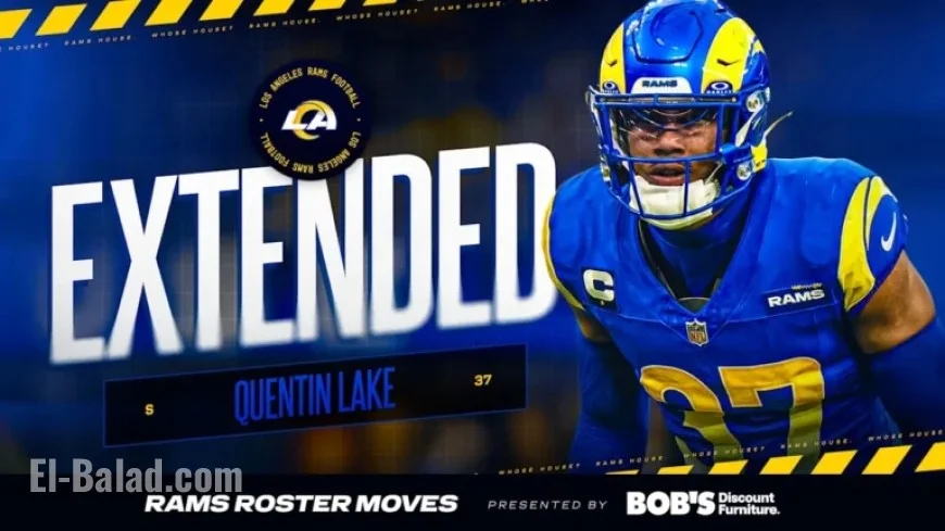 Rams Extend Quentin Lake’s Contract for Three More Years