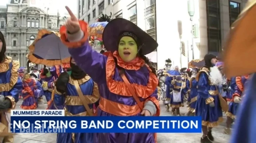 Philadelphia Mummers Parade Struts On Despite Weather Challenges